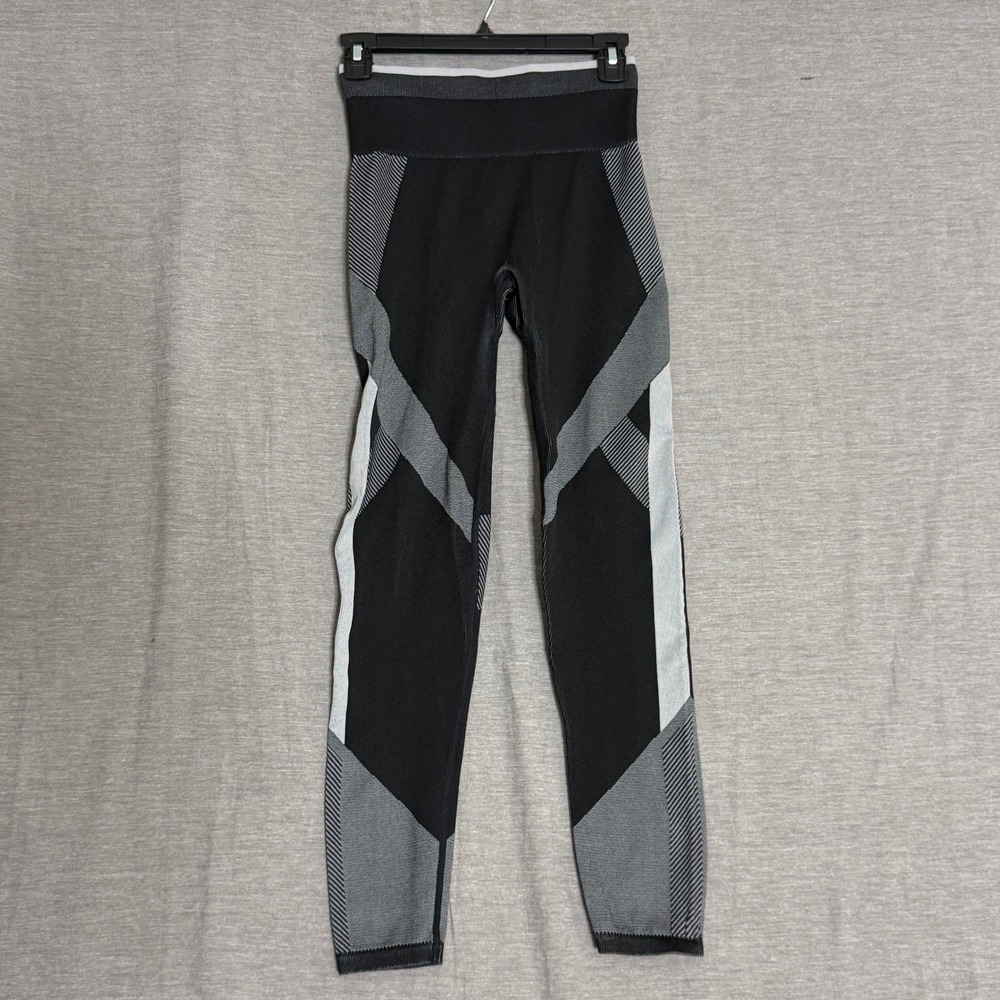 Pink Victoria's Secret Cool & Comfy Colorblock Seamless Leggings Black Grey S